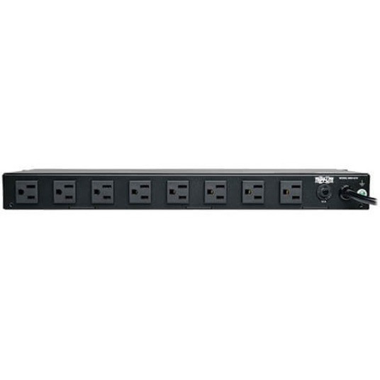 Front Image for Tripp Lite 16 Port Gigabit Ethernet Switch w/ 8 Outlet PDU