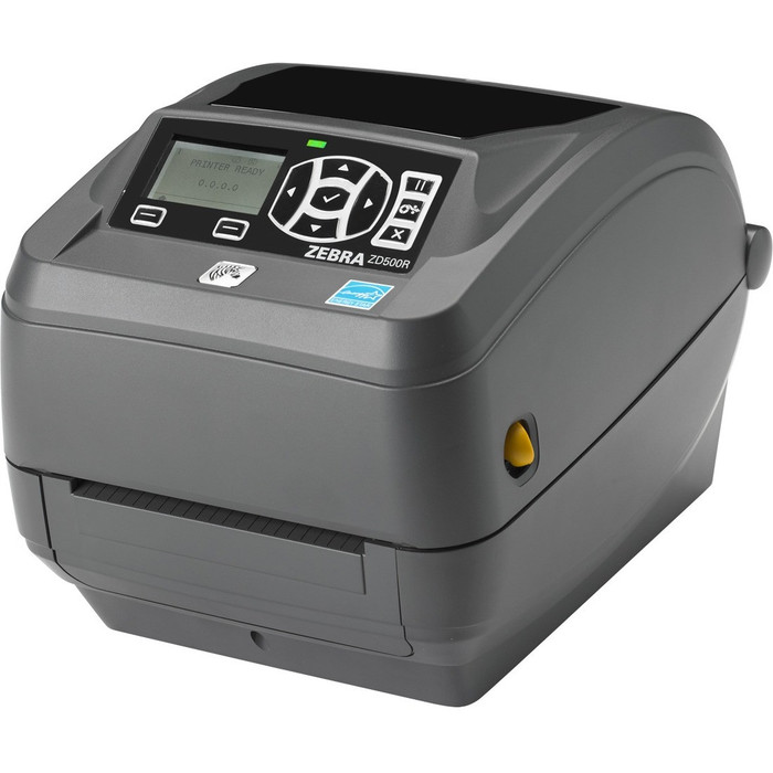 Main image for Zebra ZD500R Desktop Direct Thermal/Thermal Transfer Printer - Monochrome - RFID Label Print - Ethernet - USB - Serial - Parallel - RFID