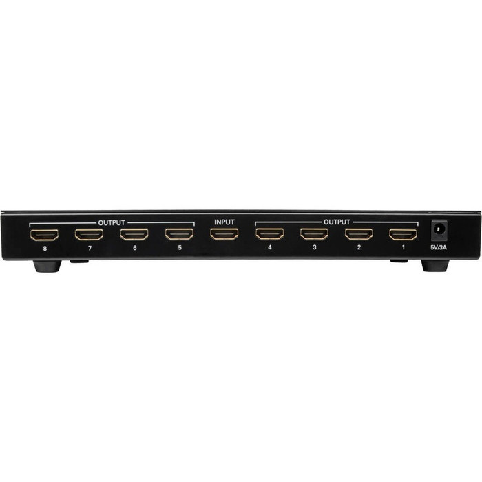 Front Image for Tripp Lite 8-Port 4K HDMI Video Splitter Ultra-HD 4K x 2K Video & Audio 3840x2160 @ 30Hz