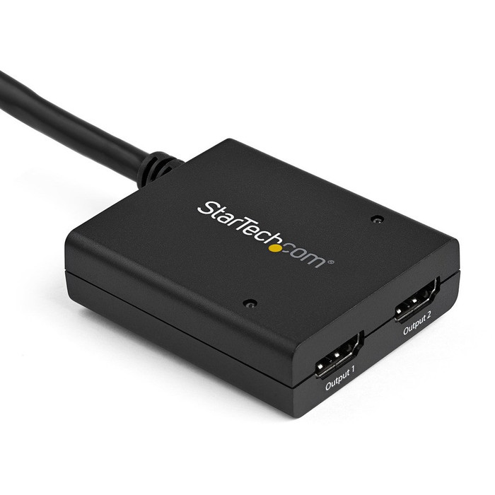 Alternate-Image3 Image for StarTech.com HDMI Splitter 1 In 2 Out - 4k 30Hz - 2 Port - Supports 3D video - Powered HDMI Splitter - HDMI Audio Splitter