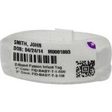 Main image for Zebra Vinyl Infant Wristband (Self-locking Closure)