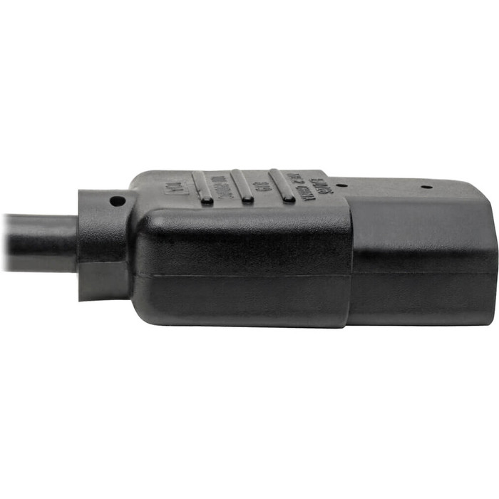 Alternate-Image3 Image for Tripp Lite Computer Power Extension Cord Adapter 13A 16AWG C14 to C13 3ft