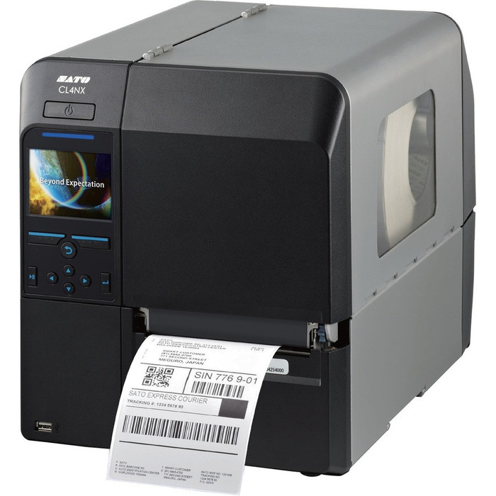 Left Image for Sato CL412NX Industrial Direct Thermal/Thermal Transfer Printer - Monochrome - Label Print - Ethernet - USB - Serial - Bluetooth