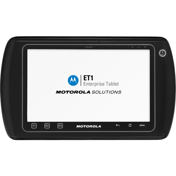 Front Image for Zebra ET1 Rugged Tablet - 7" WSVGA - Dual-core (2 Core) 1 GHz - 1 GB RAM - 4 GB Storage - Android 2.3 Gingerbread - 3G