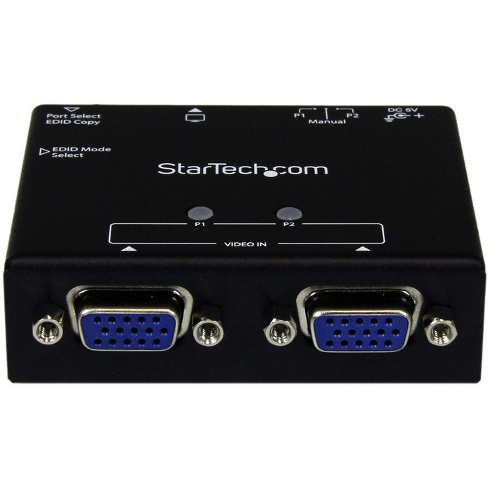 Alternate-Image2 Image for StarTech.com 2-Port VGA Auto Switch Box with Priority Switching and EDID Copy