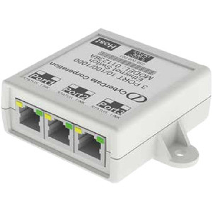 Main image for CyberData 3-Port Gigabit Ethernet Switch