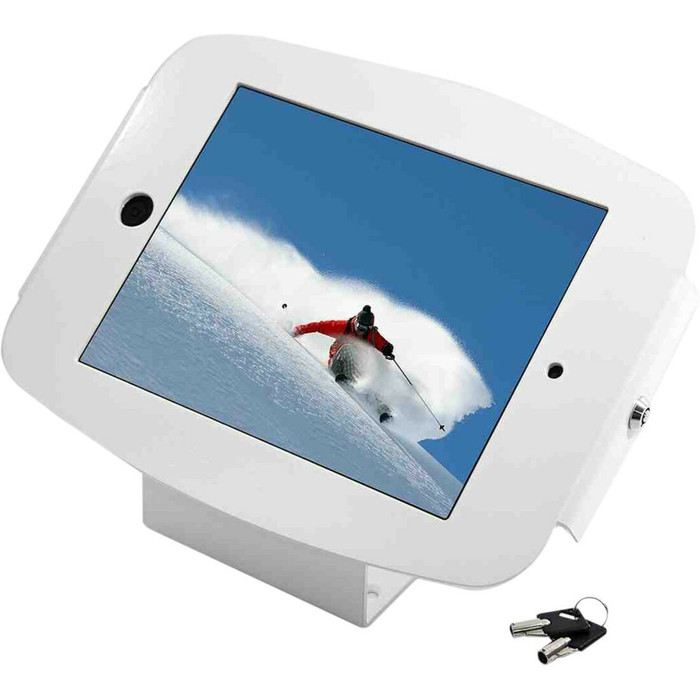 Main image for iPad 2/3/4/Air/Air2 Secure Space Enclosure with 45&deg; Kiosk White