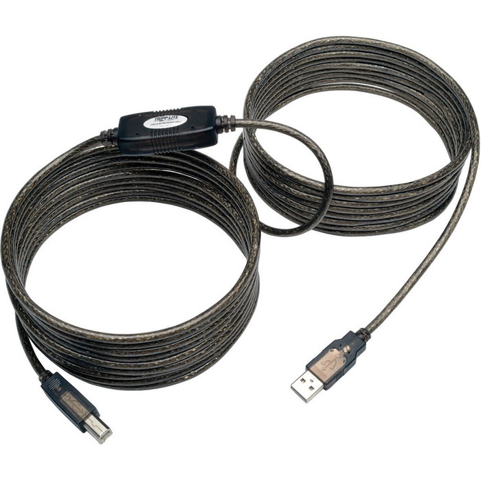 Main image for Tripp Lite 25ft USB 2.0 Hi-Speed Active Repeater Cable USB-A to USB-B M/M