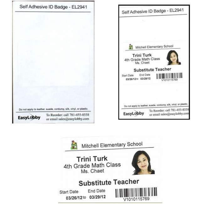 Main image for HID Self-Adhesive ID Badge