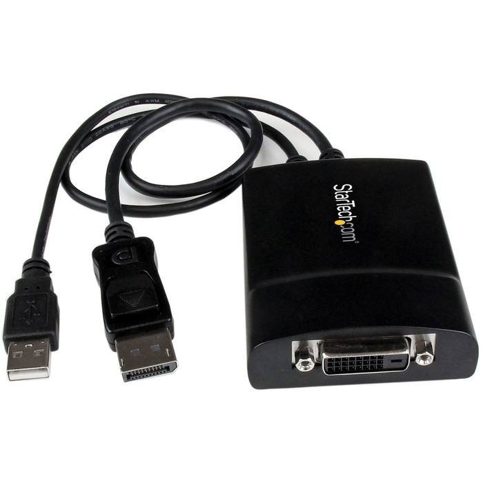 Main image for StarTech.com DisplayPort to DVI Dual Link Active Adapter, DisplayPort to DVI-D Adapter/Video Converter 2560x1600 60Hz, DP to DVI Adapter