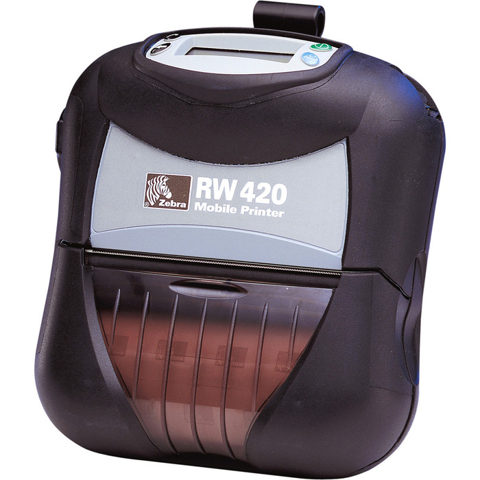 Main image for Zebra RW 420 Direct Thermal Printer - Monochrome - Portable - Receipt Print - USB - Serial - Bluetooth - Battery Included