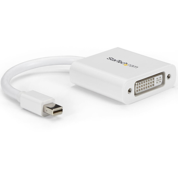 Main image for StarTech.com Mini DisplayPort to DVI Adapter, Mini DP to DVI-D Single Link Converter, 1080p Video, Passive, mDP 1.2 to DVI Monitor/Display
