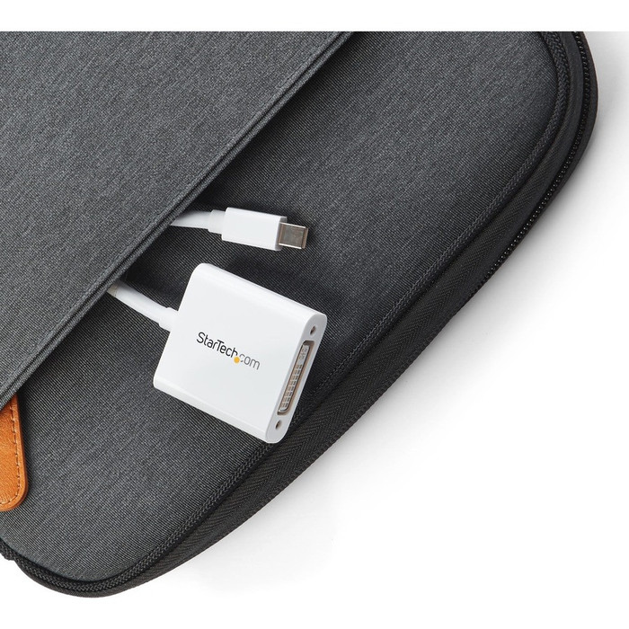 Alternate-Image2 Image for StarTech.com Mini DisplayPort to DVI Adapter, Mini DP to DVI-D Single Link Converter, 1080p Video, Passive, mDP 1.2 to DVI Monitor/Display