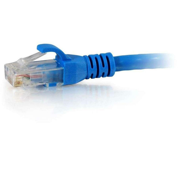 Left Image for C2G 50 ft Cat6 Snagless Unshielded (UTP) Network Patch Cable (TAA) - Blue