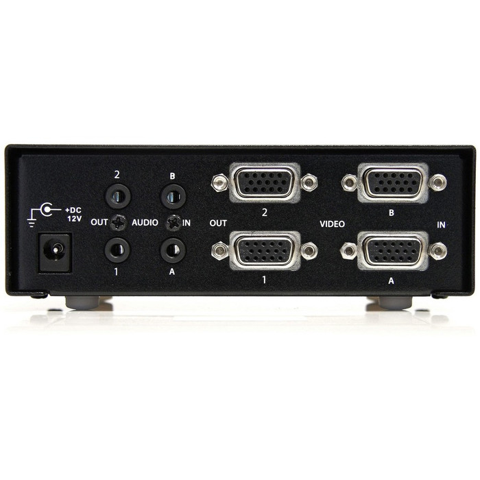Alternate-Image2 Image for StarTech.com 2x2 VGA Matrix Video Switch Splitter with Audio