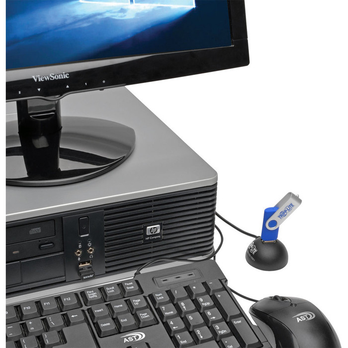 Alternate-Image1 Image for Tripp Lite 5ft 1-Port USB 2.0 Hi-Speed Desktop Gold A/A Extension Cable M/F