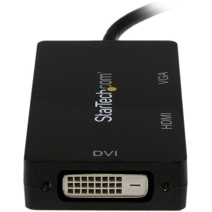 Alternate-Image1 Image for StarTech.com Mini DisplayPort Adapter ‚àö√Æ‚àö‚àè≈í¬© 3-in-1 ‚àö√Æ‚àö‚àè≈í¬© 1080p ‚àö√Æ‚àö‚àè≈í¬© Monitor Adapter ‚àö√Æ‚àö‚àè≈í¬© Mini DP to HDMI / VGA / DVI Adapter Hub