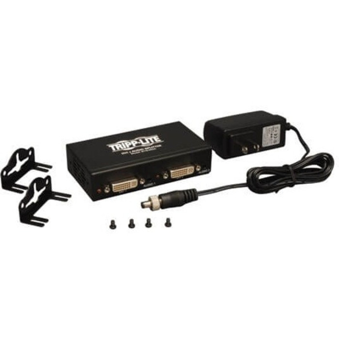 Alternate-Image2 Image for Tripp Lite 2-Port DVI Single Link Video / Audio Splitter / Booster DVIF/2xF