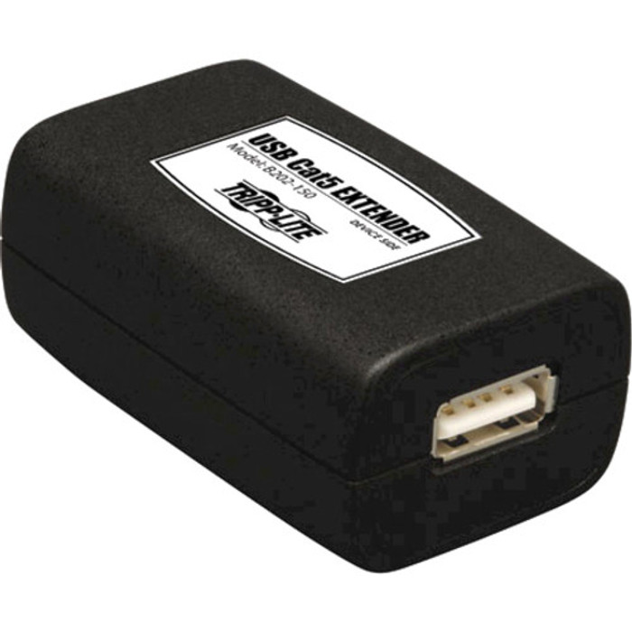 Top Image for Tripp Lite 1-Port USB Over Cat5/Cat6 Extender Video Transmitter Receiver 150'