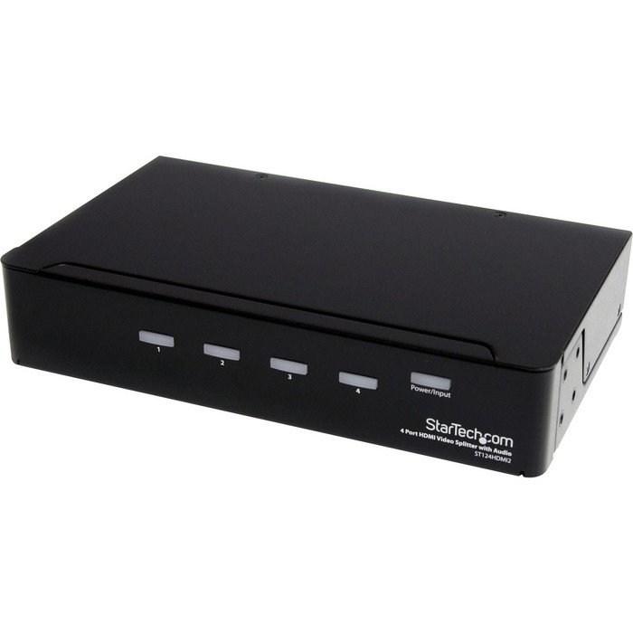 Main image for StarTech.com HDMI Splitter 1 In 4 Out - 1080p - 4 Port -Mounting Brackets - 1.3 Audio - HDMI Multi Port - HDMI Audio Splitter