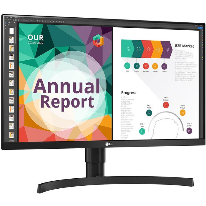 Alternate-Image1 Image for LG Ultrawide 27BN85UN-B 27" 4K UHD Curved Screen Gaming LCD Monitor - 16:9 - Textured Black