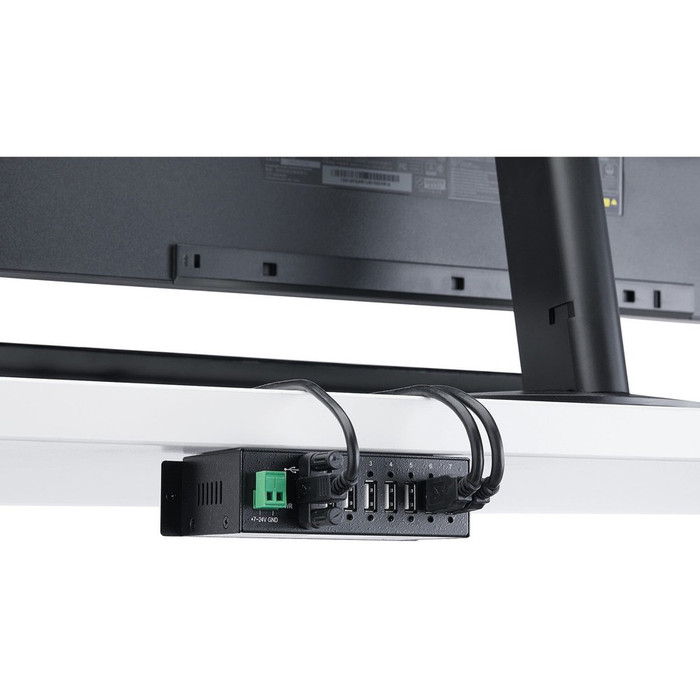 Alternate-Image3 Image for StarTech.com Mountable Rugged Industrial 7 Port USB 2.0 Hub