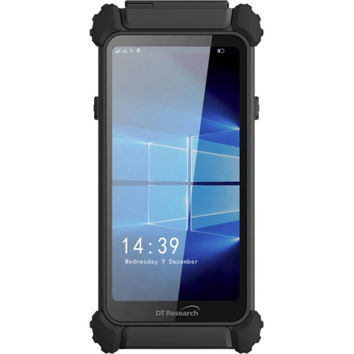 Front Image for DT Research DT362GL 256 GB Rugged Smartphone - 6" 720 x 1440 - Pentium SilverQuad-core (4 Core) 1.10 GHz - 8 GB RAM - Windows 10 IoT Enterprise - Black