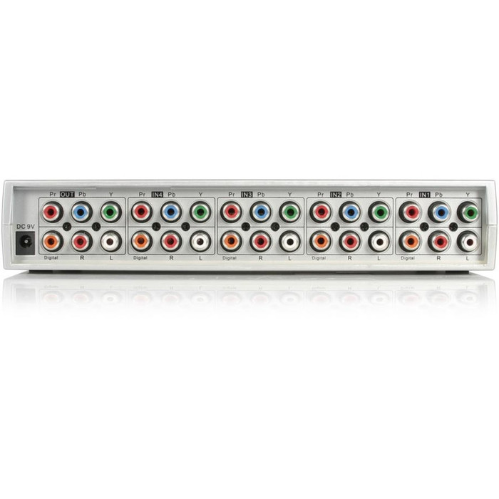 Alternate-Image2 Image for StarTech.com 4 Port Component Video Switch with Digital Audio and Remote