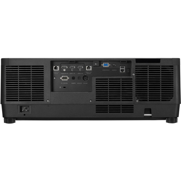 Rear Image for Sharp NEC Display NP-PA804UL-B 3D Ready LCD Projector - 16:10 - Wall Mountable - Black