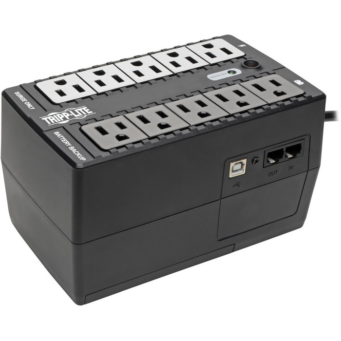 Main image for Tripp Lite UPS 550VA 300W Desktop Battery Back Up Compact 120V USB RJ11 PC 50/60Hz