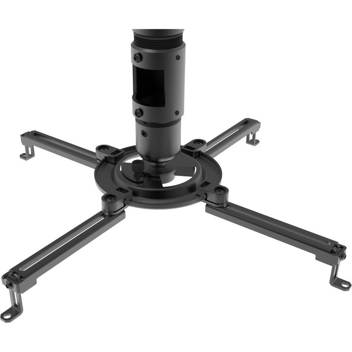 Alternate-Image1 Image for Peerless-AV Modular MOD-PJF2KIT100-CPF-B Ceiling Mount for Projector - Black