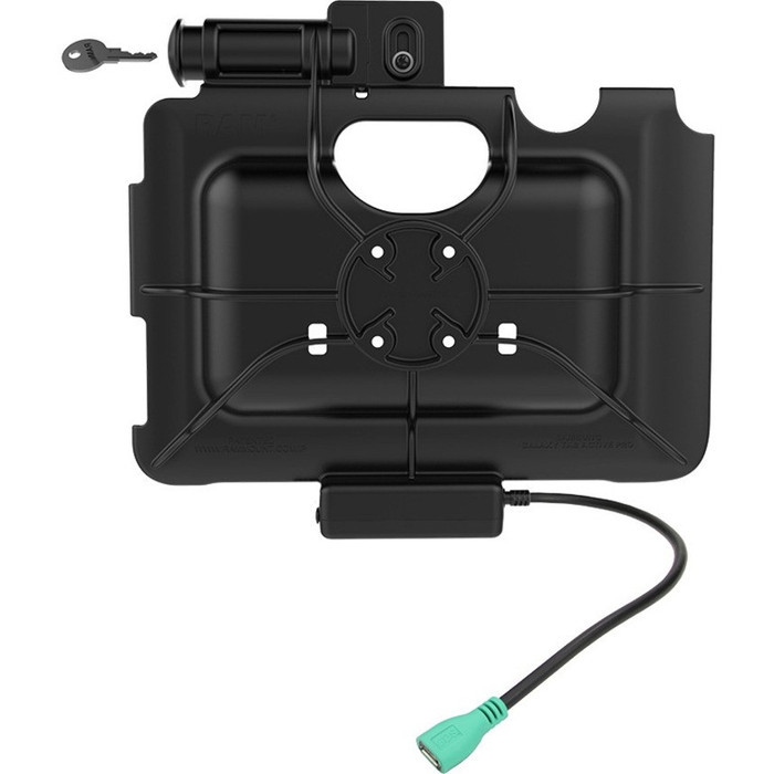 Rear Image for RAM Mounts Skin Key-Locking Powered Dock for Samsung Tab Active Pro
