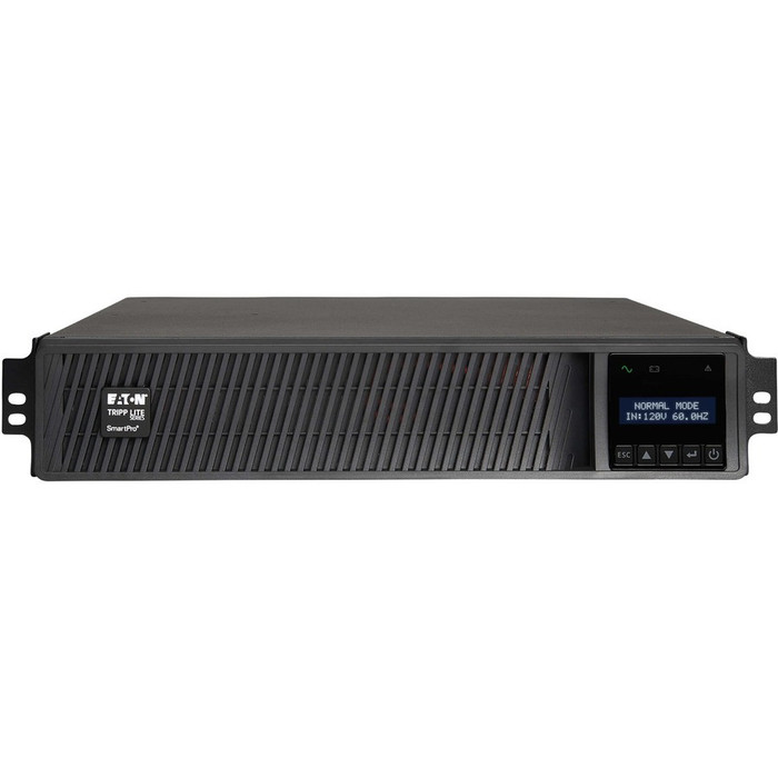 Front Image for Eaton Tripp Lite Series SmartPro 1950VA 1950W 120V Line-Interactive Sine Wave UPS - 7 Outlets, Extended Run, Network Card Option, LCD, USB, DB9, 2U Rack/Tower UPS