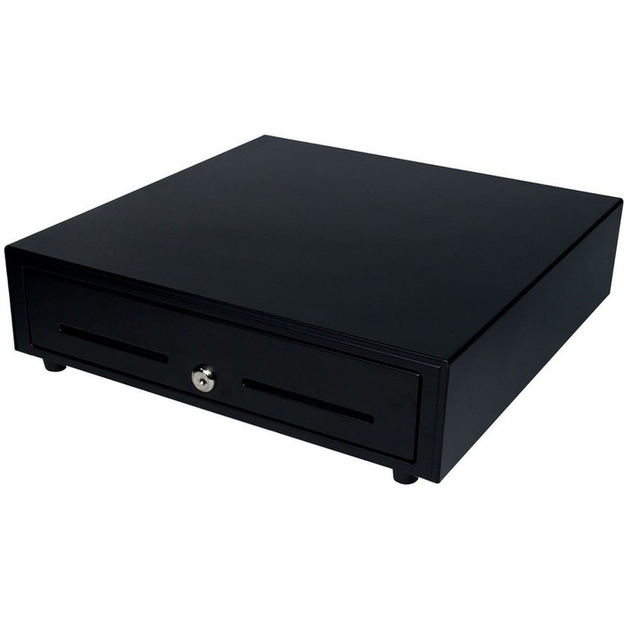 Alternate-Image1 Image for Star Micronics CD3-1616 Value Cash Drawer, USB, Black, 16Wx16D, 5Bill-5Coin