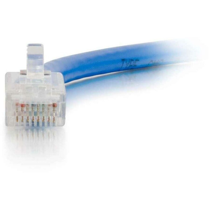 Front Image for C2G-100ft Cat5e Non-Booted Unshielded (UTP) Network Patch Cable - Blue