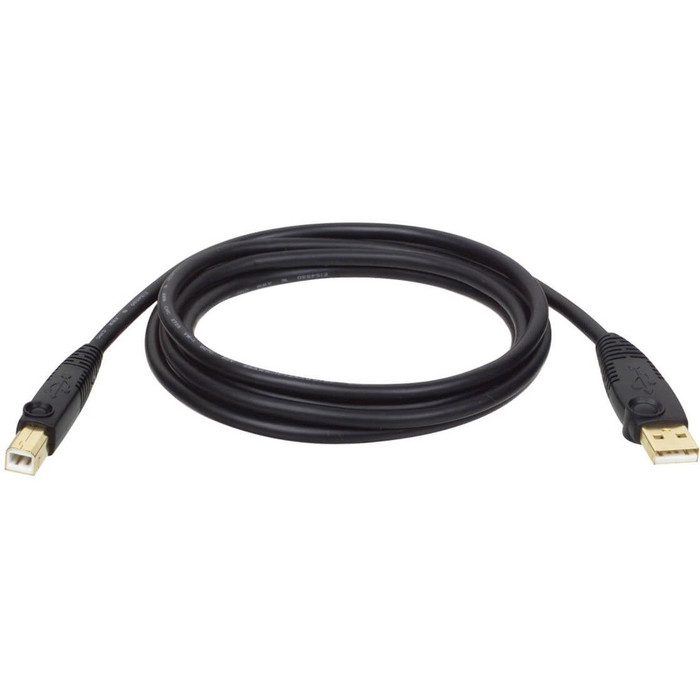 Main image for Tripp Lite 6ft USB Cable Hi-Speed Gold Shielded USB 2.0 A/B Male / Male
