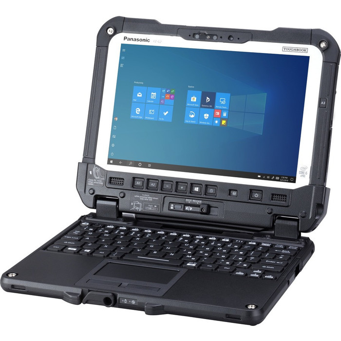 Left Image for Panasonic TOUGHBOOK G2 FZ-G2AZ008VM LTE 10.1" Touchscreen Rugged Detachable 2 in 1 Notebook - WUXGA - 1920 x 1200 - Intel Core i5 10th Gen i5-10310U 1.70 GHz - 16 GB Total RAM - 512 GB SSD