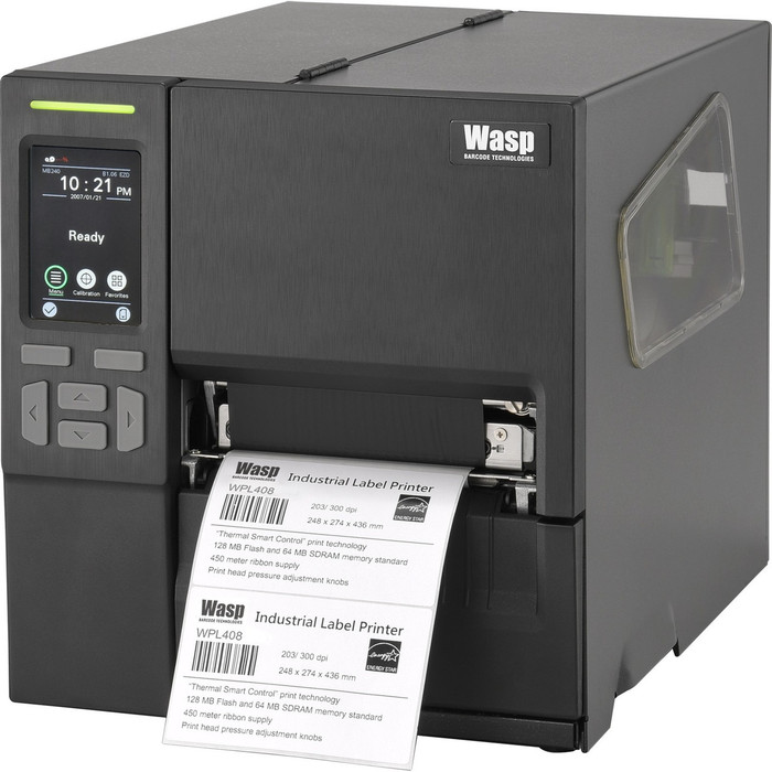 Main image for Wasp WPL408 Industrial Direct Thermal/Thermal Transfer Printer - Label Print - Ethernet - USB - Serial