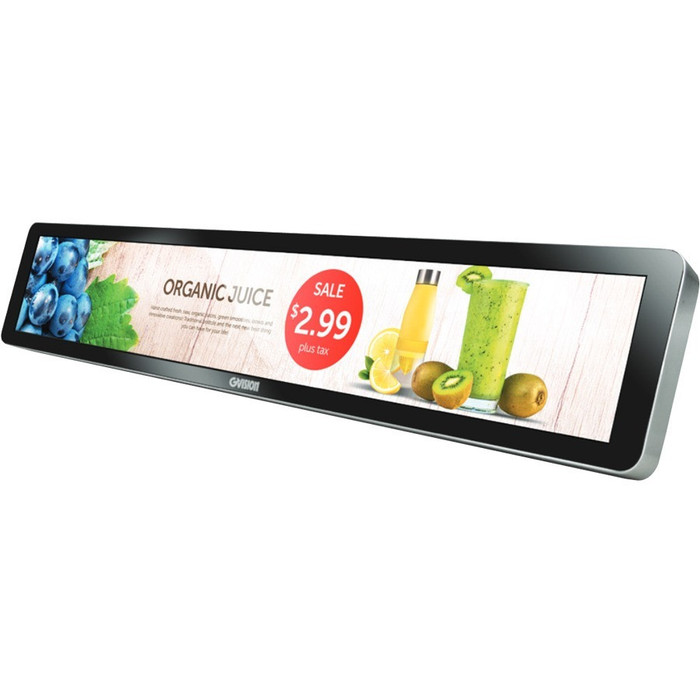 Left Image for GVision 16.3" Smart Shelf Stretched Display