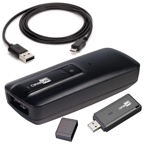 CIPHERLAB, 1663, SCANNER, CCD, BLUETOOTH, IOS AND ANDROID COMPATIBLE, RECHARGEABLE LI-ON BATTERY, 3610 TRANSPONDER KIT, MICRO USB CABLE A1663CBKTUN01