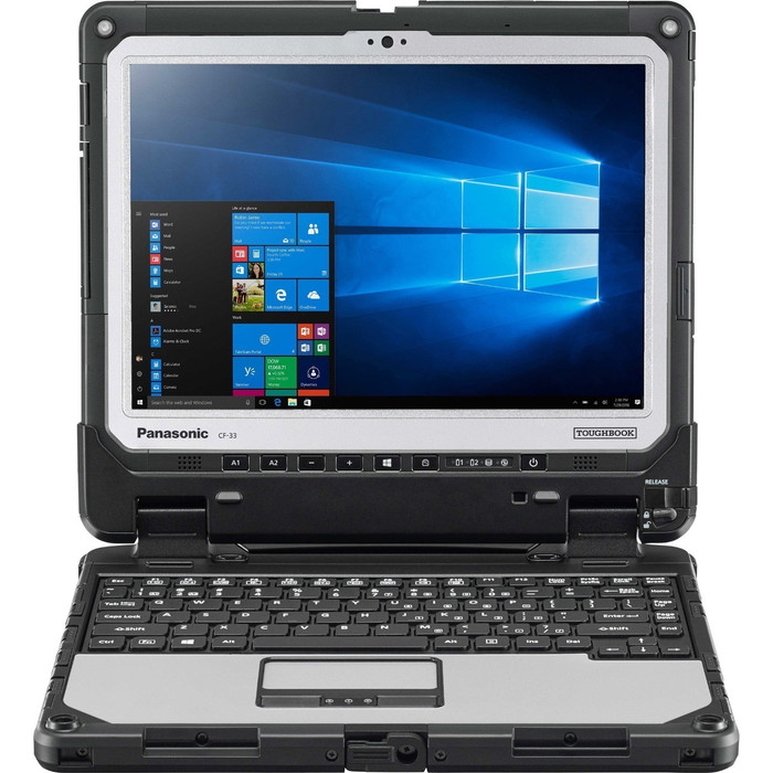 Main image for Panasonic TOUGHBOOK CF-33 CF-33AFPDRVM LTE Advanced 12" Touchscreen Rugged Detachable 2 in 1 Notebook - QHD - 2160 x 1440 - Intel Core i5 7th Gen i5-7300U 2.60 GHz - 16 GB Total RAM - 512 GB SSD