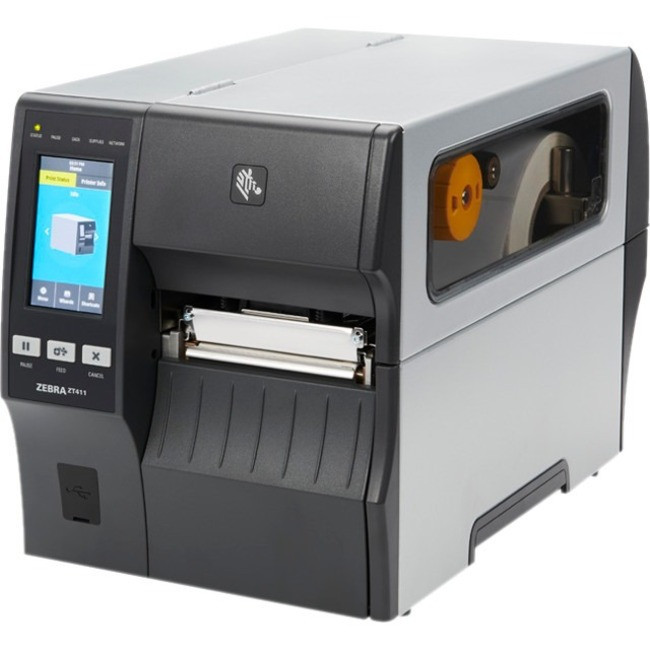 Main image for Zebra ZT411 Industrial Thermal Transfer Printer - Monochrome - Label Print - Ethernet - USB - Serial - Bluetooth