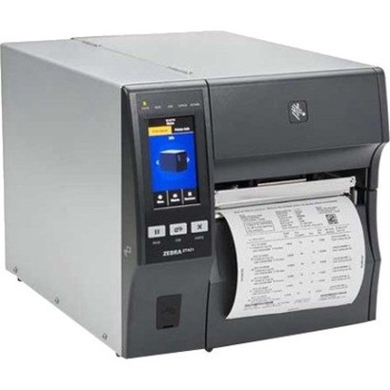 Alternate-Image2 Image for Zebra ZT411 Industrial Thermal Transfer Printer - Monochrome - Label Print - Ethernet - USB - Serial - Bluetooth