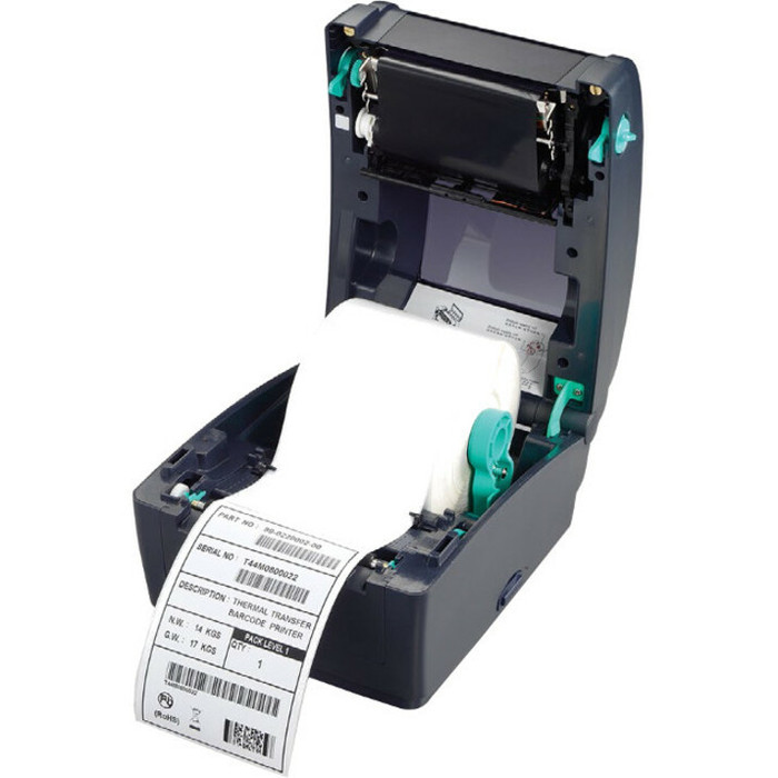 Alternate-Image1 Image for TSC Auto ID TTP-244CE Desktop Direct Thermal/Thermal Transfer Printer - Monochrome - Label/Receipt Print - Ethernet - USB - Serial - Parallel