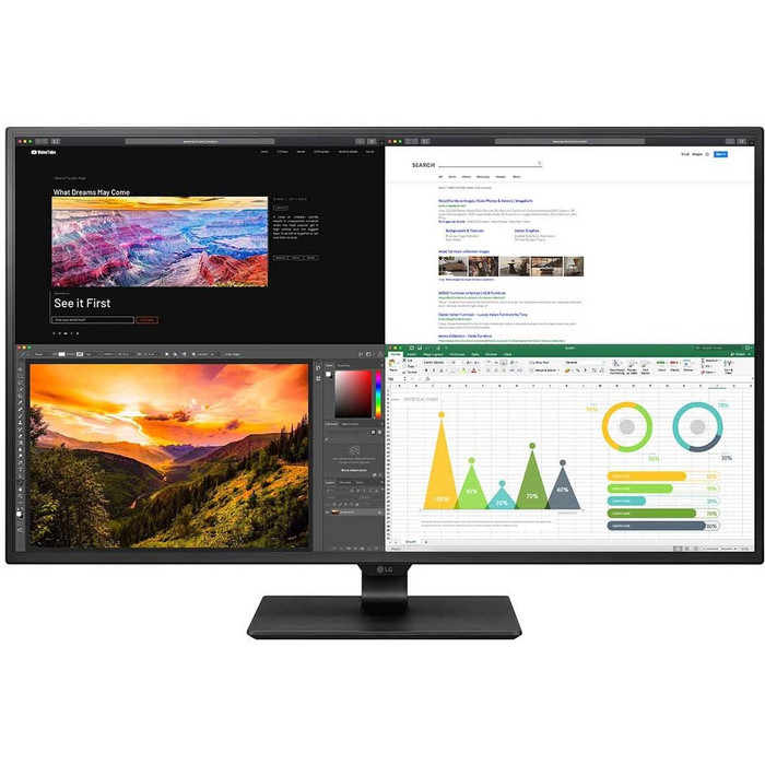 Main image for LG 43BN70U-B 42.5" 4K UHD LCD Monitor - 16:9 - Matte Black