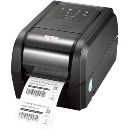 Alternate-Image1 Image for TSC Auto ID TX200 Desktop Direct Thermal/Thermal Transfer Printer - Monochrome - Label Print - Ethernet - USB - Serial