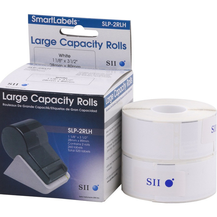Alternate-Image2 Image for Seiko SmartLabel SLP-2RLH High-Capacity White Address Labels