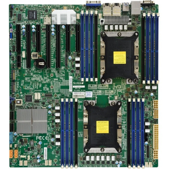 Main image for Supermicro X11DPH-T Server Motherboard - Intel C624 Chipset - Socket P LGA-3647 - Extended ATX