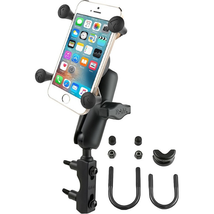 Left Image for RAM Mounts X-Grip Vehicle Mount for Motorcycle, Phone Mount, Mobile Device, iPhone, Smartphone