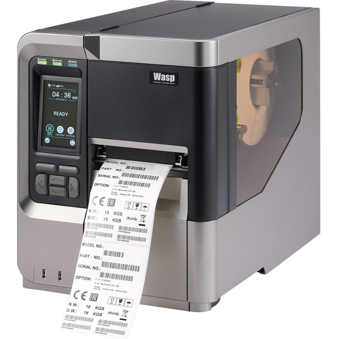 Main image for Wasp WPL618 Industrial Direct Thermal/Thermal Transfer Printer - Monochrome - Label Print - Ethernet - USB - Serial